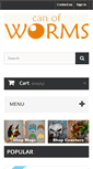 Mobile Screenshot of can-of-worms.co.uk